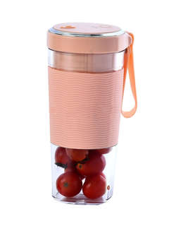Блендер портативный USB 'Juice cup' персиковый, 18х8 см