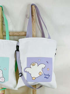 Сумка шоппер 'Lucky day', белый