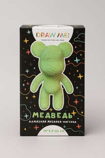 Алмазная мозаика на фигурке Draw Me! «Green bear»