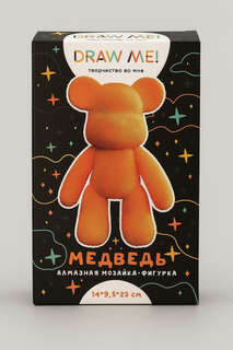Алмазная мозаика на фигурке Draw Me! «Orange bear»