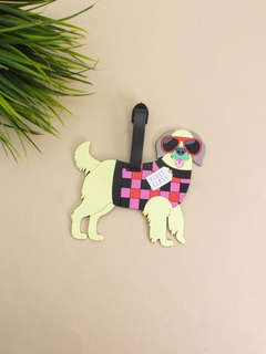 Бирка для багажа 'Dog glasses'