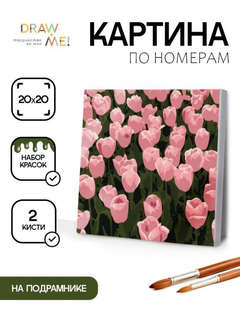 Картина по номерам на подрамнике Draw Me! «Beautiful flowers» 2