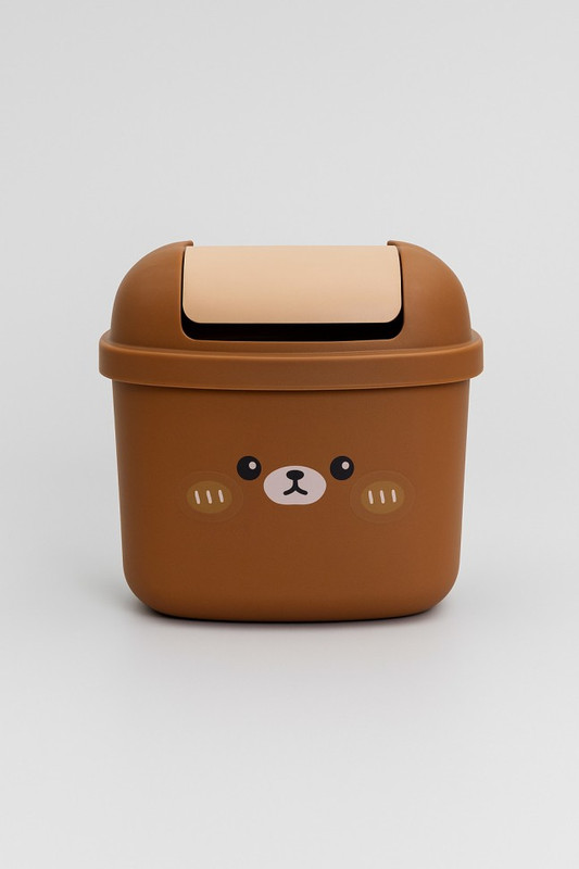 Мусорное ведро настольное 'Bear' коричневый