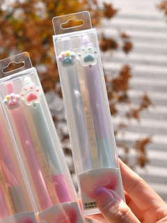 Набор ручка пиши-стирай + вечный карандаш 'Cute paw' ассорти....