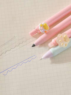 Набор ручка пиши-стирай + вечный карандаш 'Cute paw' ассорти. Цена за 1 набор 2