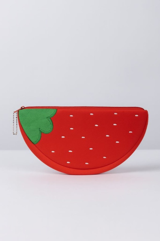 Пенал плюшевый 'Strawberry' (клубника)