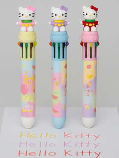 Ручка многоцветная 10в1 'Кошечка', в ассортименте. Цена за 1 шт.