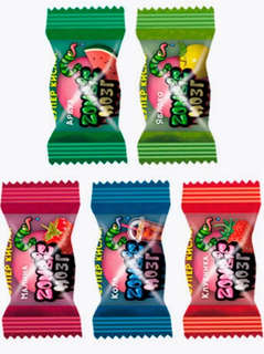 Жевательная Резинка 'Zombie мозг' ассорти. Цена за 1 шт.