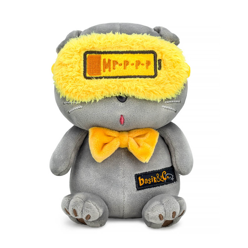 Кот Басик 'Басик на подзарядке' 16 см, Коллекция Эмоции, Budi Basa