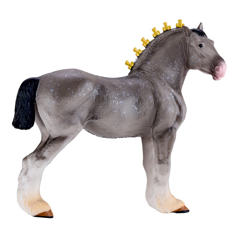 Лошадь Шайр серая в яблоках, KONIK