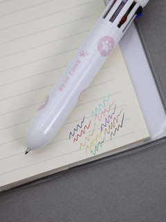 Разноцветная ручка 10 в 1 'Белая пушистая лапка' 7