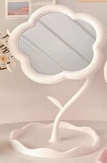 Зеркало настольное GIRLY 'Round flower' 