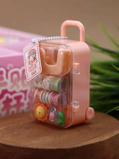 Набор декоративного скотча 6 шт. с диспенсером 'Suitcase' 2