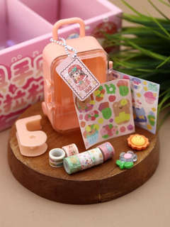 Набор декоративного скотча 6 шт. с диспенсером 'Suitcase' 4