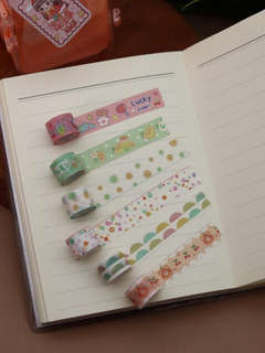 Набор декоративного скотча 6 шт. с диспенсером 'Suitcase' 8