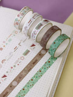 Набор декоративного скотча 'Designer prints', 5 шт. 3