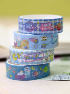 Набор декоративного скотча «Planet rabbit» 2