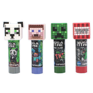 Клей-карандаш с топпером ПВП 'My Game' 9 г, ассорти. Цена за ...
