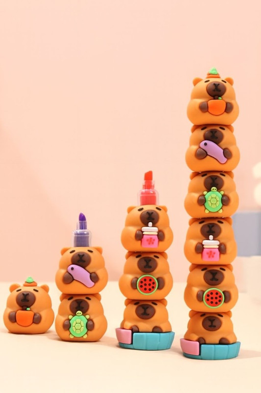 Маркер текстовыделитель 6в1 'Triangles'