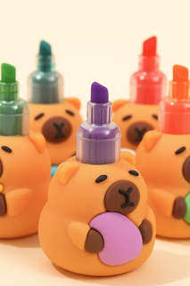 Маркер текстовыделитель 6в1 'Triangles' 2