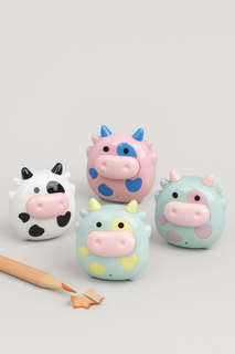 Точилка для карандашей 'Fat cow' (корова) ассорти. Цена за 1 шт.