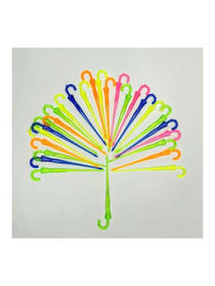 Набор пластиковых шпажек-зонтиков из 25 шт 2
