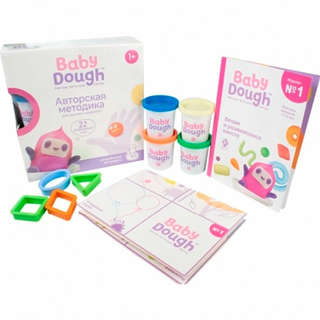Цветное тесто для лепки BabyDough, 1+ розовый