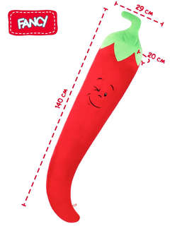 Мягкая игрушка-подушка 'Сплюшка Перец' 140 см, Fancy