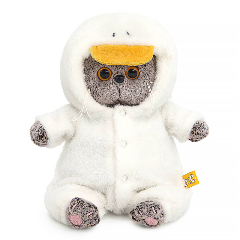 Басик baby в комбинезоне 'Гусик', 20 см, BudiBasa