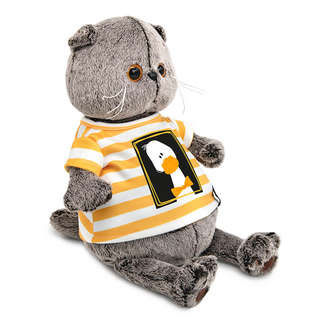 Кот Басик в футболке 'Гусик', 30 см, BudiBasa 2