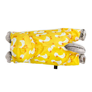 Кот Басик в комбинезоне с принтом Гусик /лежачий, 25 см, BudiBasa 2