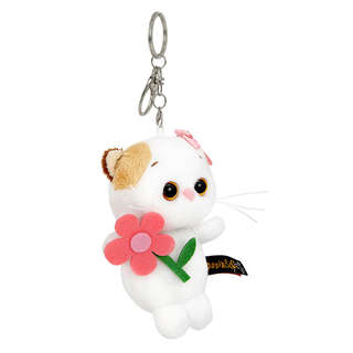 Брелок Кошечка Ли-Ли с цветочком, 12 см, BudiBasa 3