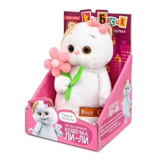 Кошечка Ли-Ли с цветочком, 'Мультсериал', 18 см, BudiBasa 3