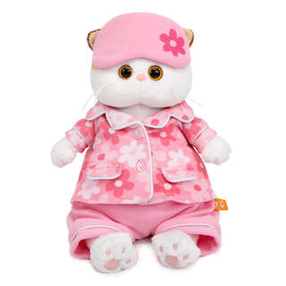 Кошечка Ли-Ли в пижаме с принтом 'Цветочек', 27 см, BudiBasa