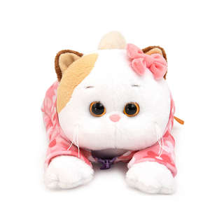 Кошечка Ли-Ли в комбинезоне с принтом 'Цветочек' (лежачая) 24...