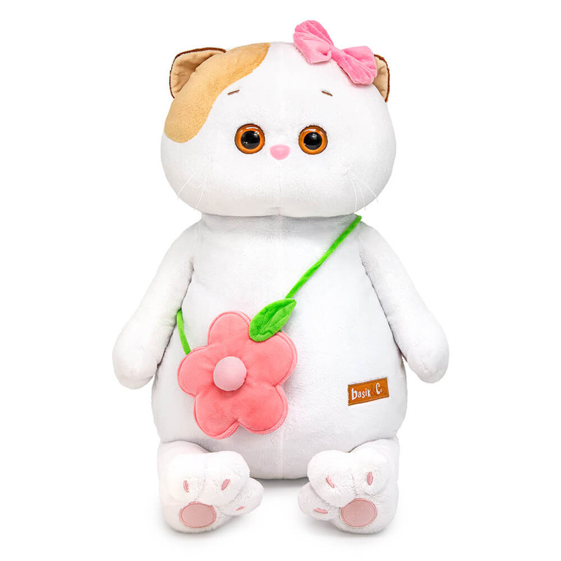 Кошечка Ли-Ли с сумкой 'Цветочек', 53 см, BudiBasa