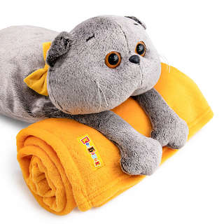 Кот Басик с пледом, 60 см, Budi Basa 6