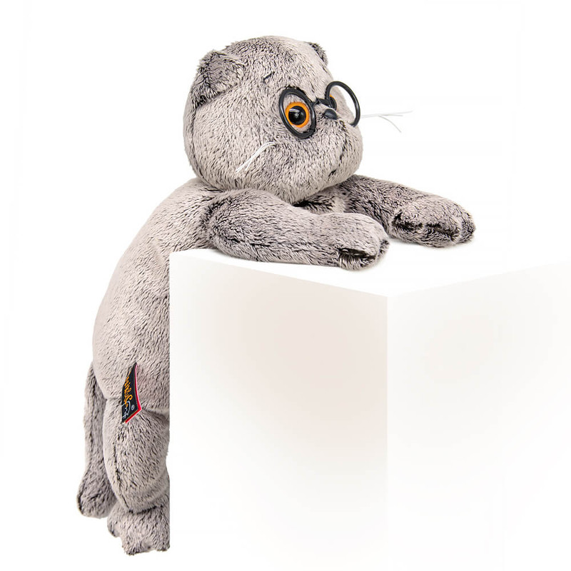 Кот Басик в очках, 27 см, BudiBasa