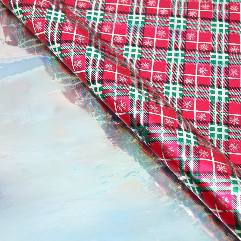 Плёнка упаковочная «Клетка», 100 х 70 см