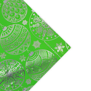 Плёнка упаковочная «Елочные шары», голография, 100 х 70 см 3