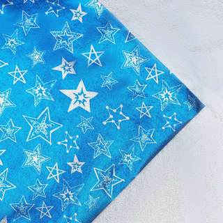 Плёнка упаковочная фольгированная «Звездочки», 70x50 см 2
