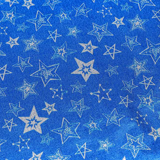 Плёнка упаковочная фольгированная «Звездочки», 70x50 см 3
