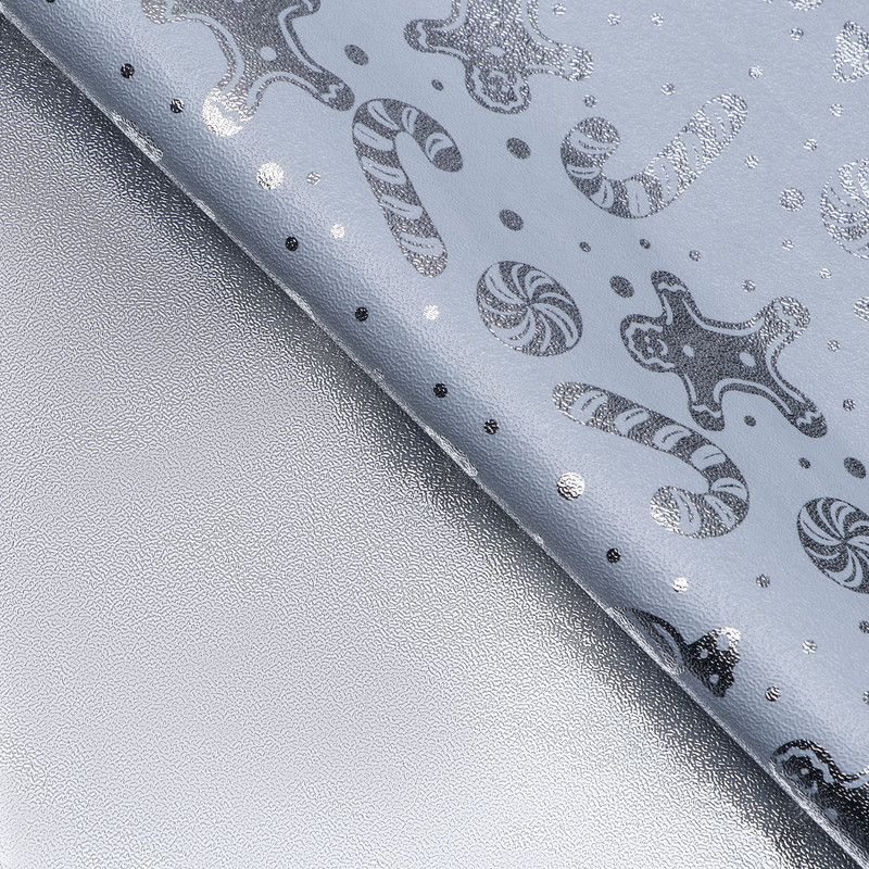 Плёнка упаковочная фольгированная «Сладости», 70x50 см