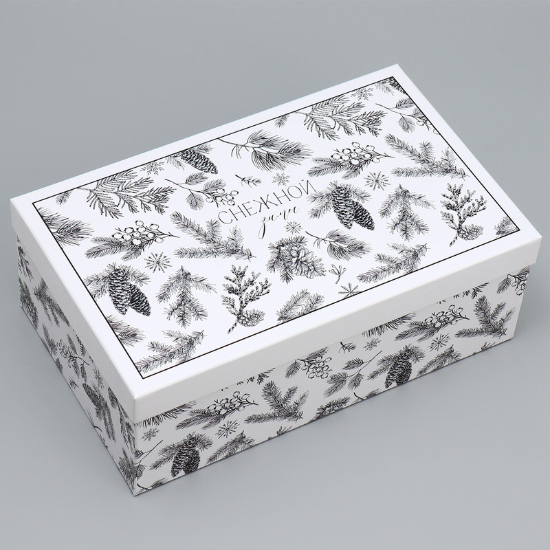 Коробка прямоугольная «Счастья и любви», 34х20.5х12 см