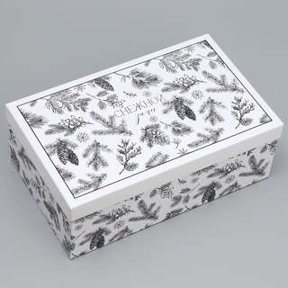 Коробка прямоугольная «Счастья и любви», 34х20.5х12 см