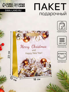 Пакет ламинированный «Волшебство», 18x23x10 см 2