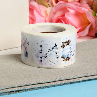 Наклейка новогодняя 'Новогоднее настроение', 3.8x3.8 см. Цена за 1 шт 4