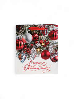 Пакет ламинированный «Счастья в Новом году», 27x23x11.5 см 3