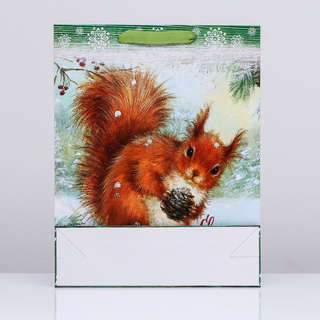 Пакет ламинированный вертикальный «С Новым годом», 33x42x10 см 3