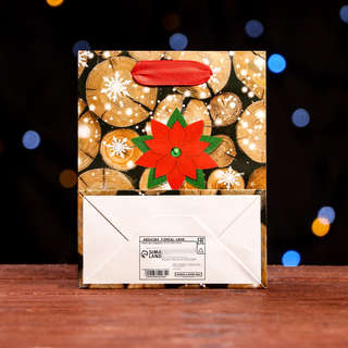 Пакет ламинированный 'Merry Christmas', 11.5x14.5x6 см 3